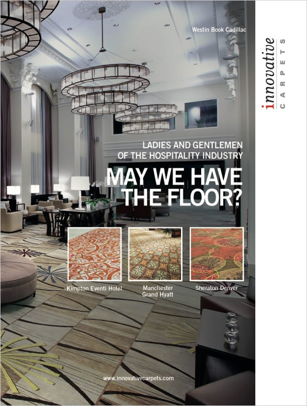 May We Have The Floor Ad for Innovative Carpets